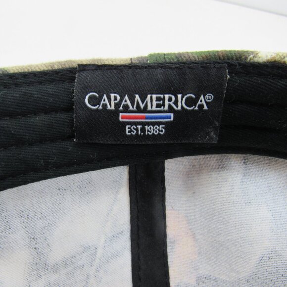 Farnsworth Insurance Inc Patch Embroidered Logo Men's Camo Strap Back Cap Hat - Picture 8 of 8